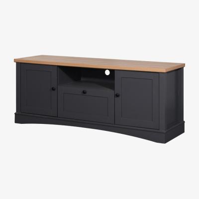 The Range Carden TV Cabinet with Two Doors One Drawer - Dark Grey