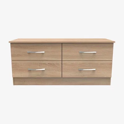 The Range Avon 4 Drawer Bed Box in Bardolino (Light Oak) - Bardolino (Light Oak)