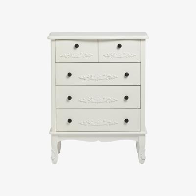 The Range Antoinette Large 5-Drawer Chest  - White