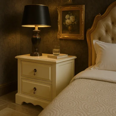 The Range Florence Ivory Chest of 2 Drawers - Cream