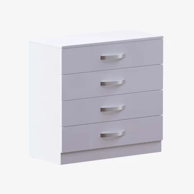 The Range Modern High Gloss 4 Drawer Chest of Drawers