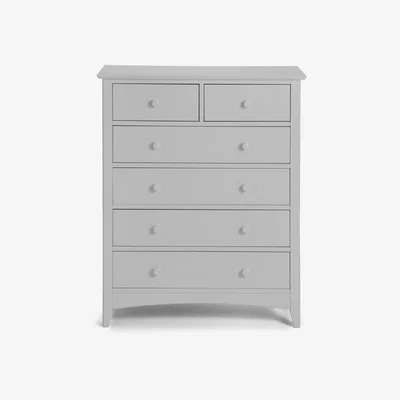 The Range Cameo Grey 4+2 Drawer Chest - Dove Grey