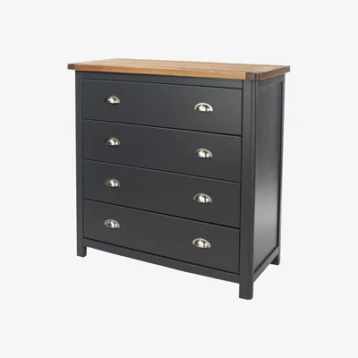 The Range Dunkeld 4 drawer chest  - Midnight blue