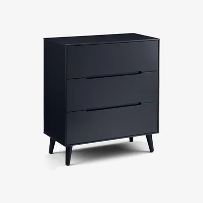 The Range Alicia 3 Drawer Chest - Anthracite - Anthracite