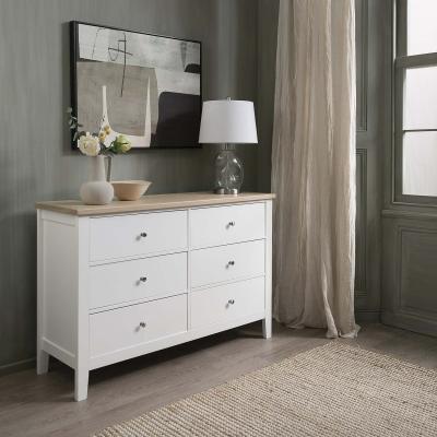 The Range Leines 6 Drawer Chest of Drawers - White