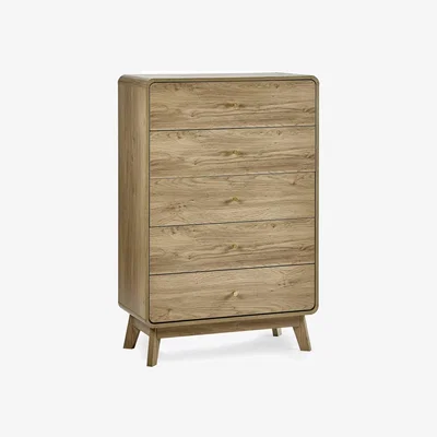 The Range Ingrid 5 Drawer Chest - Beige