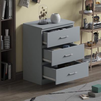 The Range Chest Of Drawers With T-Bar Handles - Grey