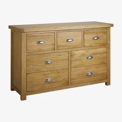 The Range Woburn 4  3 Chest - Oak