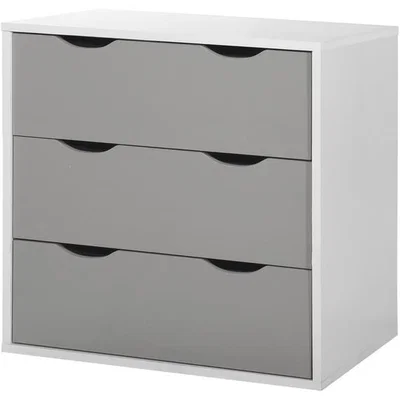 The Range Alton Three Drawer Chest - Grey