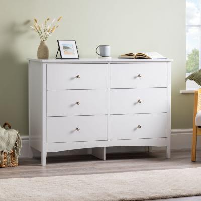 The Range 6 Drawer Bedroom Storage Chest - White