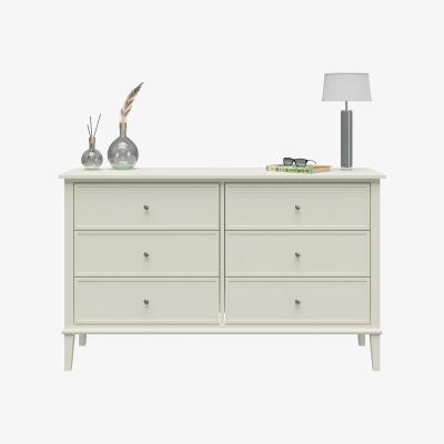 The Range Franklin 6 Drawer Dresser - Soft White