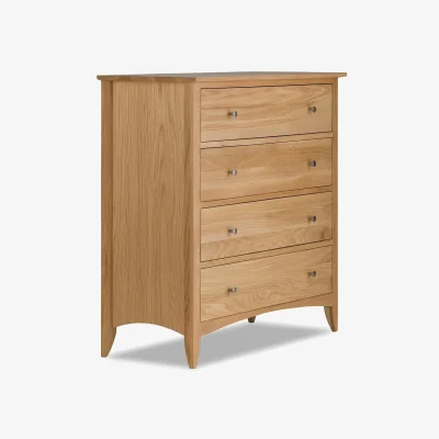 The Range Edward Hopper 4 Drawer Chest - Golden Oak