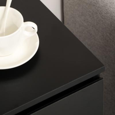 The Range Chest of Drawers Modern 4 Drawers Dresser - Black