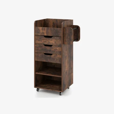 The Range Rolling Storage Cart - Brown
