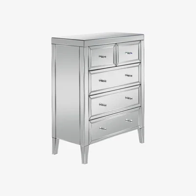 The Range Valencia 3  2 Chest - Mirrored