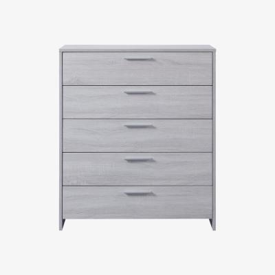 The Range Hartley 5 Drawer Chest - Light Grey