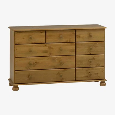 The Range Richmond Nine Drawer Chest - Pine