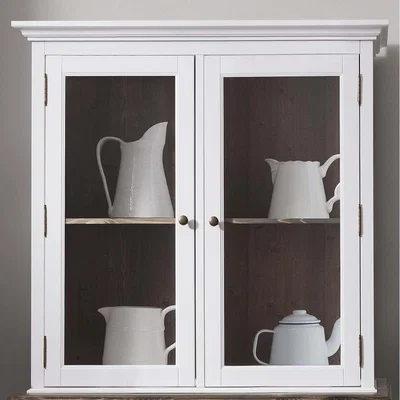 The Range Canterbury Dresser Top in White and Dark Pine - White