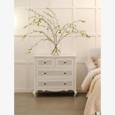 The Range Louis French 2 over 2 Chest of Drawers - White