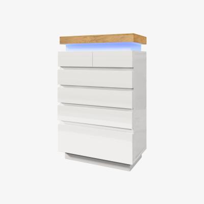 The Range Chest of Drawers with 6 Drawers - White