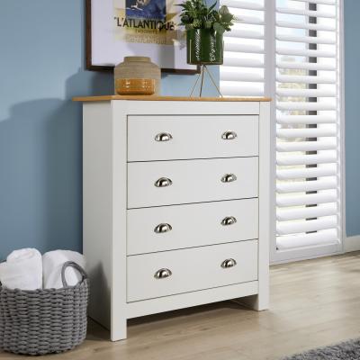 The Range Camden 4 Drawer Chest Bedroom Storage Unit - White
