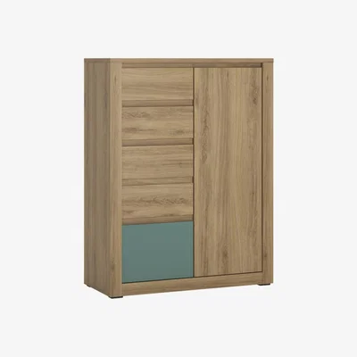The Range Hobby 1-Door 5-Drawer Cabinet - Turquoise