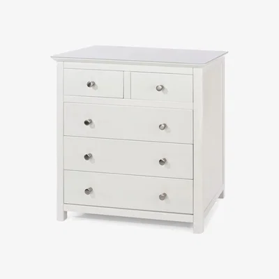 The Range Nairn 2 plus 3 drawer chest  - white