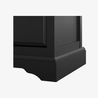 The Range Bristol 5 Drawer Dresser  Black - Black