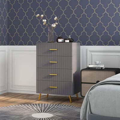 The Range HOMCOM Bedroom Modern Drawer Dresser - Dark Grey / 90cm