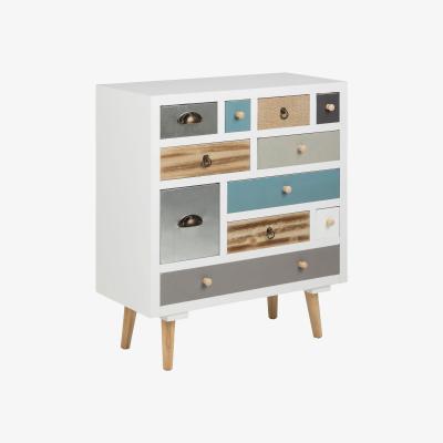 The Range Thais Shabby Chic Chest of Drawers - Multicolour / 11
