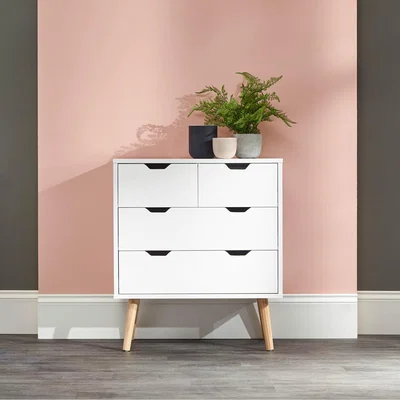 The Range Nyborg 4 Drawer Chest - White