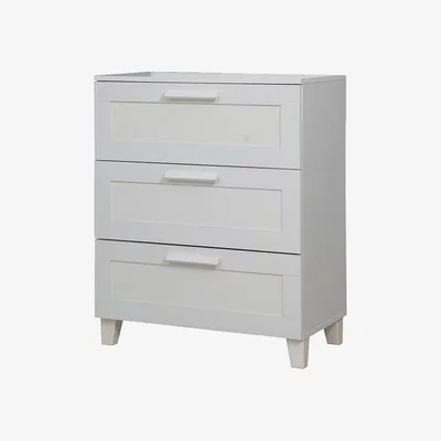The Range Hedere Chest of 3 Drawers White -  White