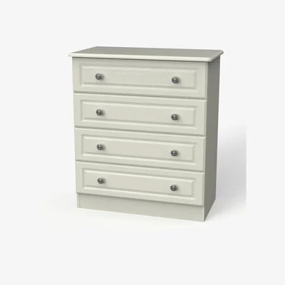 The Range Pembroke Ready Assembled 4 Drawer Chest - Kashmir Matt