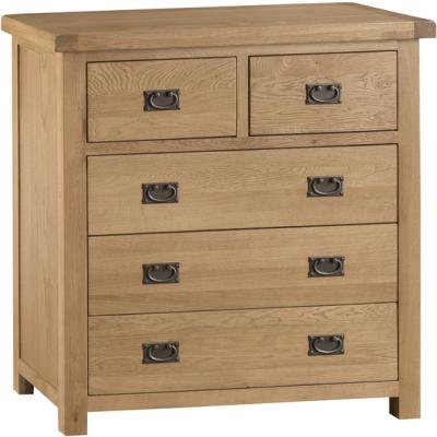 The Range Bisbrooke Country 2 Over 3 Chest - Medium Oak