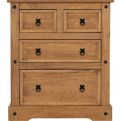 The Range Corona Essentials 2+2 Drawer Chest