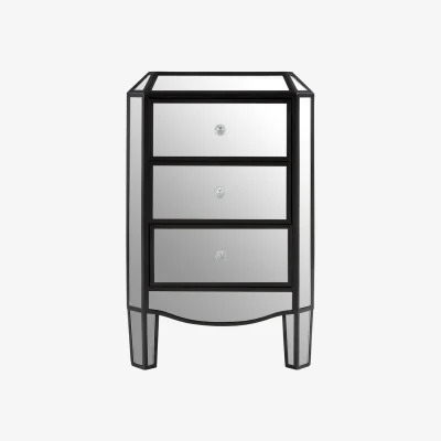The Range Tiffany 3 Drawer Mirrored Chest