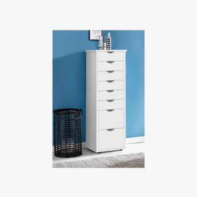 The Range Gava Chest with 8 drawers - White