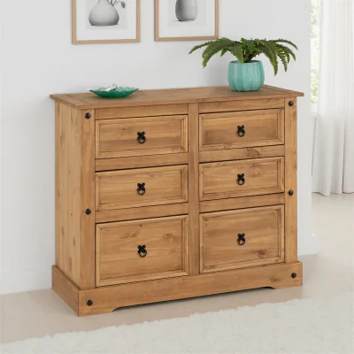 The Range Corona Essentials 6 Drawer Chest