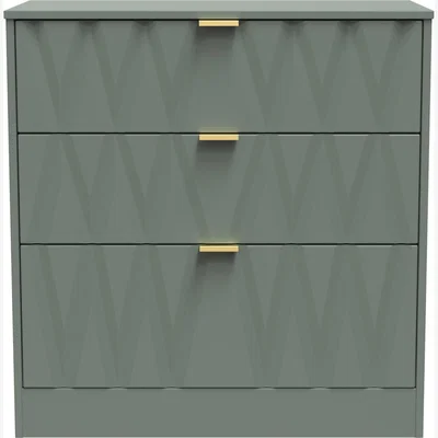 The Range Vegas 3-Drawer Chest - Grey