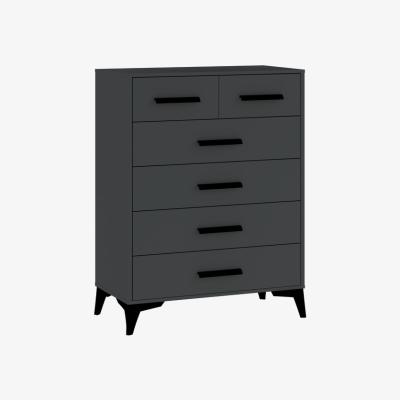 The Range Jacks 6 Drawer Chest of Drawers - Grey