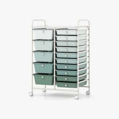 The Range 15 Drawer Rolling Storage Cart