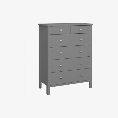 The Range Tromso 6-Drawer Chest of Drawers - Grey