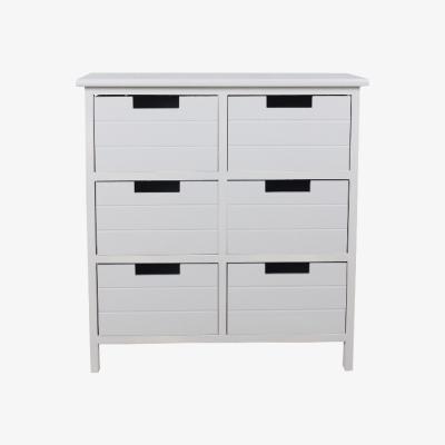 The Range Caspian Six Drawer Unit - Light Grey