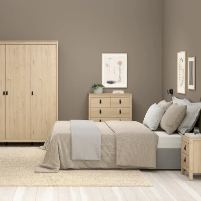 The Range Barcelona Chest 3+2 Drawers in Jackson Hickory Oak - Jackson Hickory