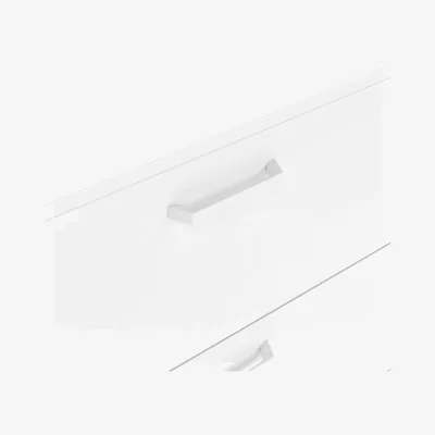 The Range Stuttgart 6-Drawer Gloss White Chest of Drawers - White