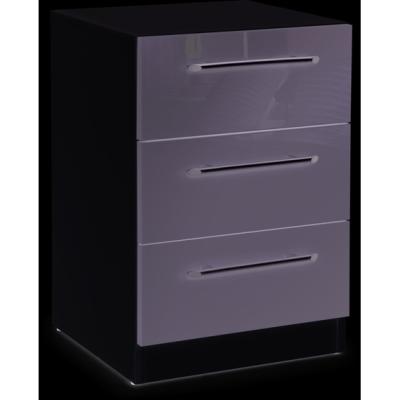 The Range Bayswater 3 Drawer Bedside - white
