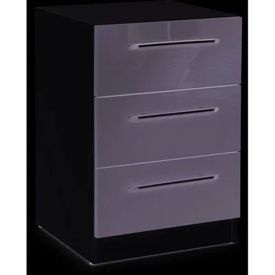 The Range Bayswater 3 Drawer Bedside - white