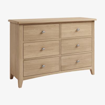 The Range Ashford 6 Drawer Chest - Light Oak