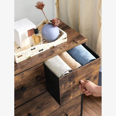 The Range SONGMICS 5-Drawer Fabric Storage Unit - Bronze
