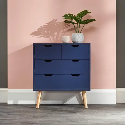 The Range Nyborg 4 Drawer Chest - Nightshadow Blue